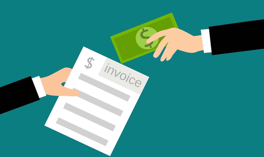 How to write input invoice for food service