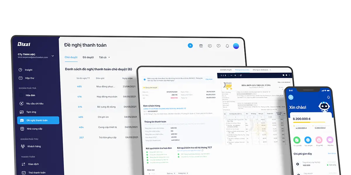 Bizzi - A cost reconciliation and management platform for businesses to help manage accounts payable.