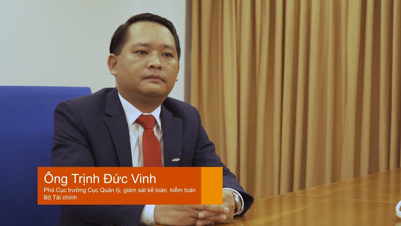Ông Trịnh Đức Vinh - Phó Cục Trưởng Cục Quản lý, Giám sát Kế toán, Kiểm toán, Bộ Tài chính