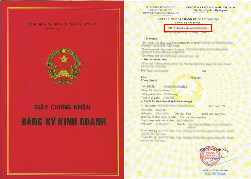 Certificate of Business Registration Certificate of Business Registration