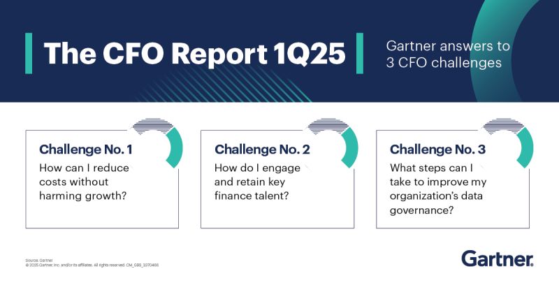 Three Big Bottlenecks and Solutions from Gartner in CFO Report