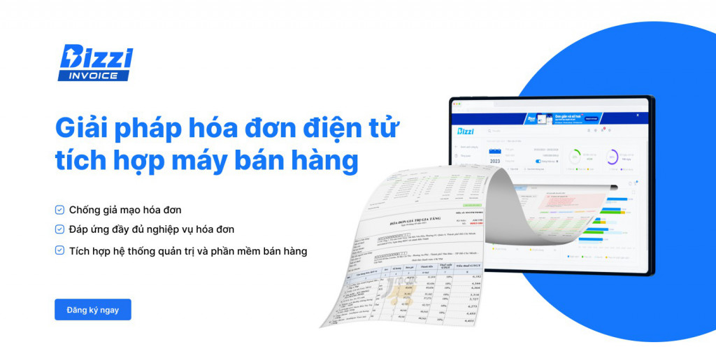 hóa đơn khởi tạo từ máy tính tiền