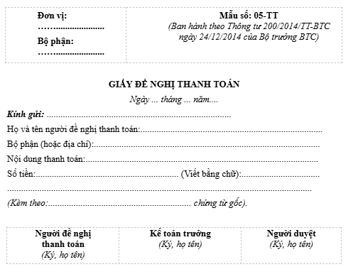 Top 4 mẫu giấy đề nghị thanh toán công tác phí trong doanh nghiệp 5 Bizzi-mau-giay-de-nghi-thanh-toan-cong-tac-phi 3