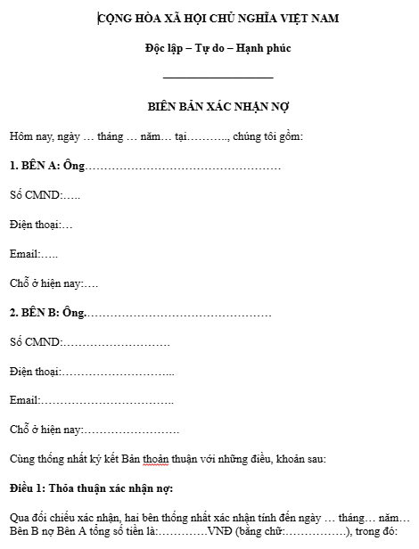 Tải mẫu biên bản xác nhận công nợ miễn phí mới nhất 2025 4 bizzi-mau-bien-ban-xac-nhan-cong-no 2