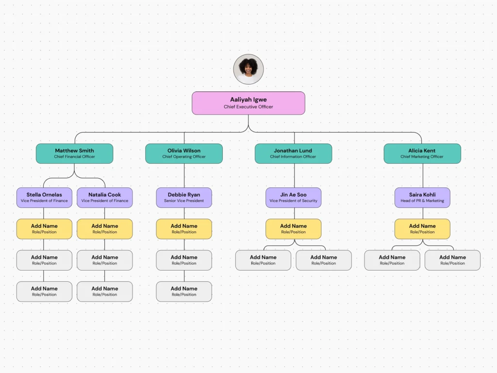 Sơ đồ tổ chức theo phân cấp (Hierarchy : Traditional)