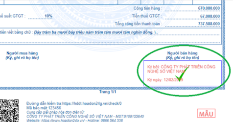 Do electronic invoices need headers?