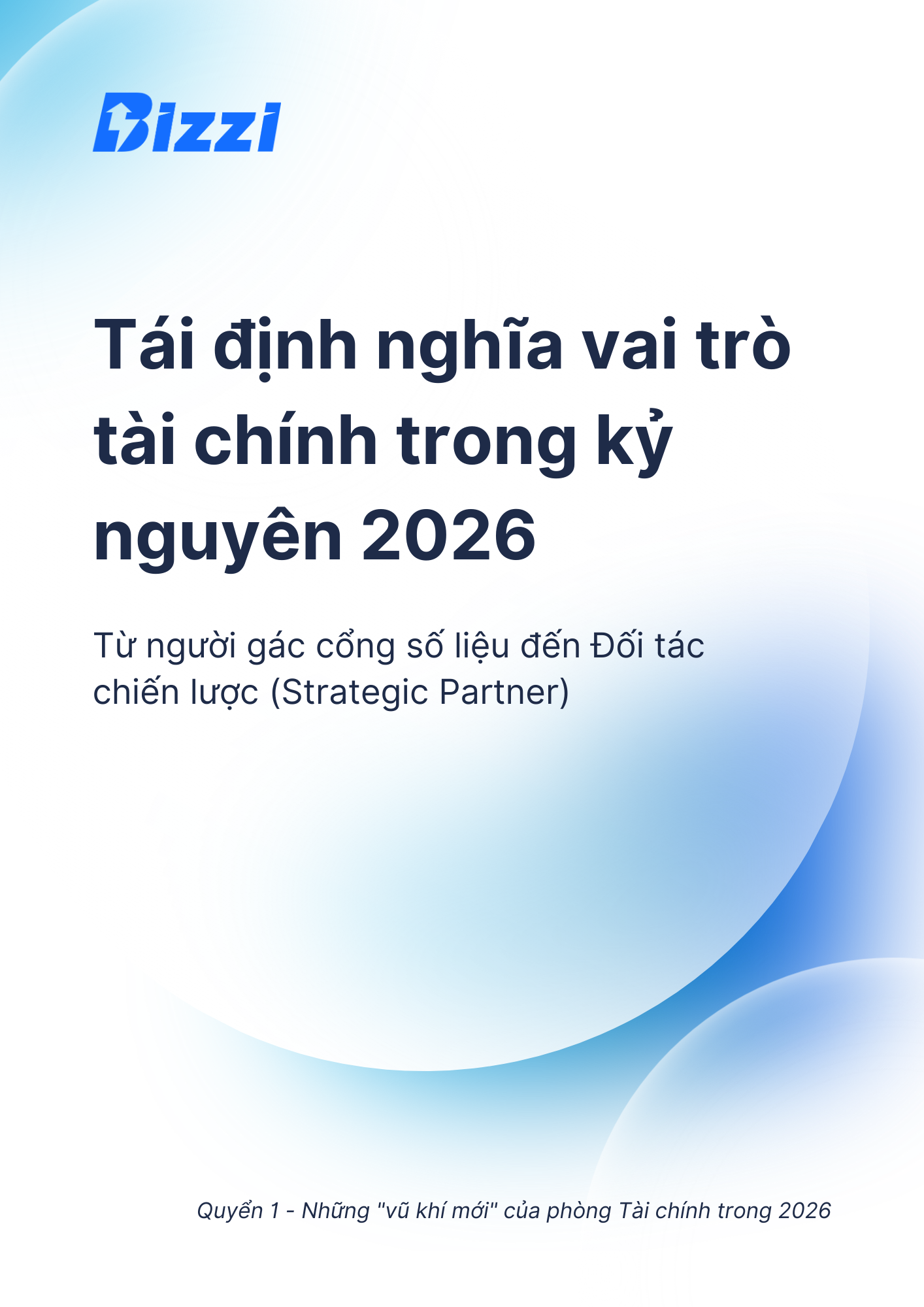 VOLUME 1: REDEFINING THE ROLE OF FINANCE IN THE 2026 ERA