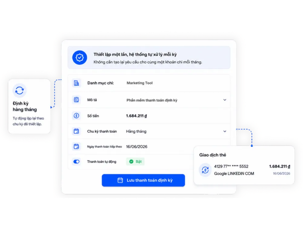 Automate recurring payments