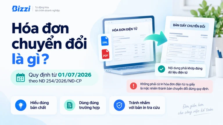 Hóa đơn chuyển đổi là gì